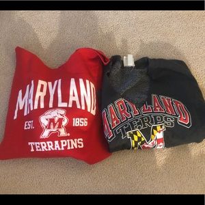 SOLD Bundle of 2 umd crop sweatshirt